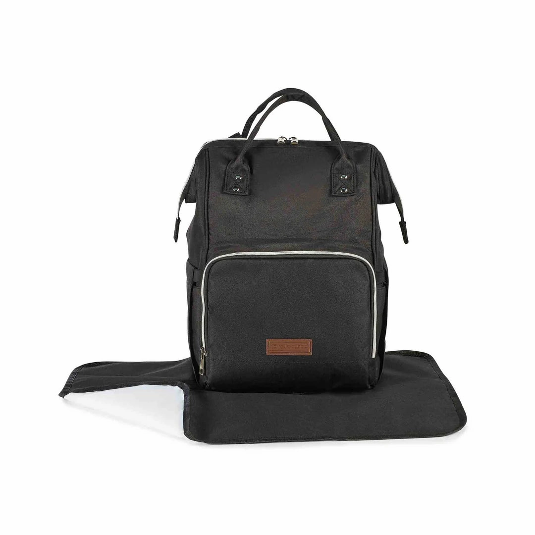 Ickle Bubba Stomp Luxe 12 Piece Travel System with i-Size Cirrus Car Seat & ISOFIX Base  - Black
