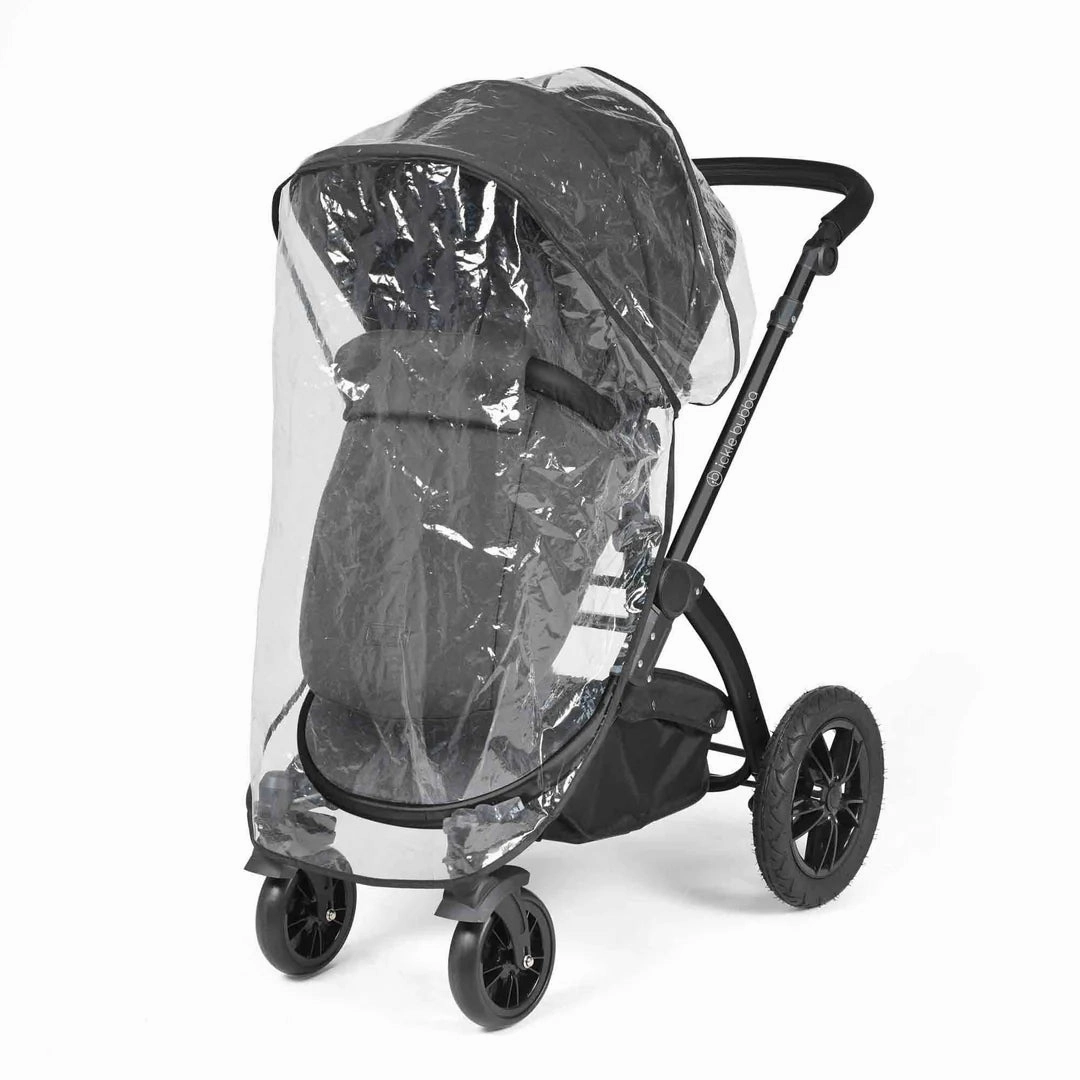 Ickle Bubba Stomp Luxe 12 Piece Travel System with i-Size Cirrus Car Seat & ISOFIX Base  - Charcoal Grey