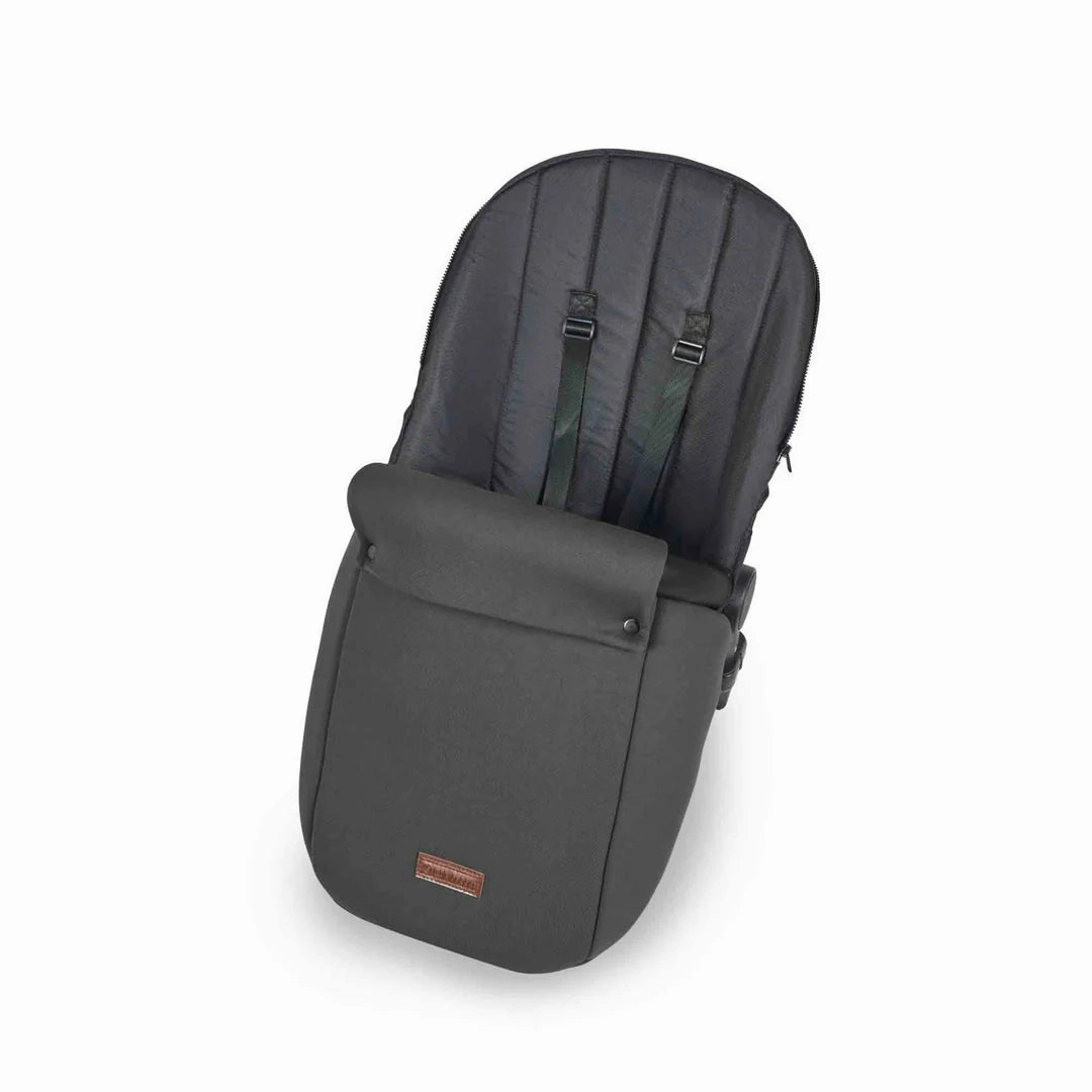 Ickle Bubba Stomp Luxe 12 Piece Travel System with i-Size Cirrus Car Seat & ISOFIX Base  - Charcoal Grey