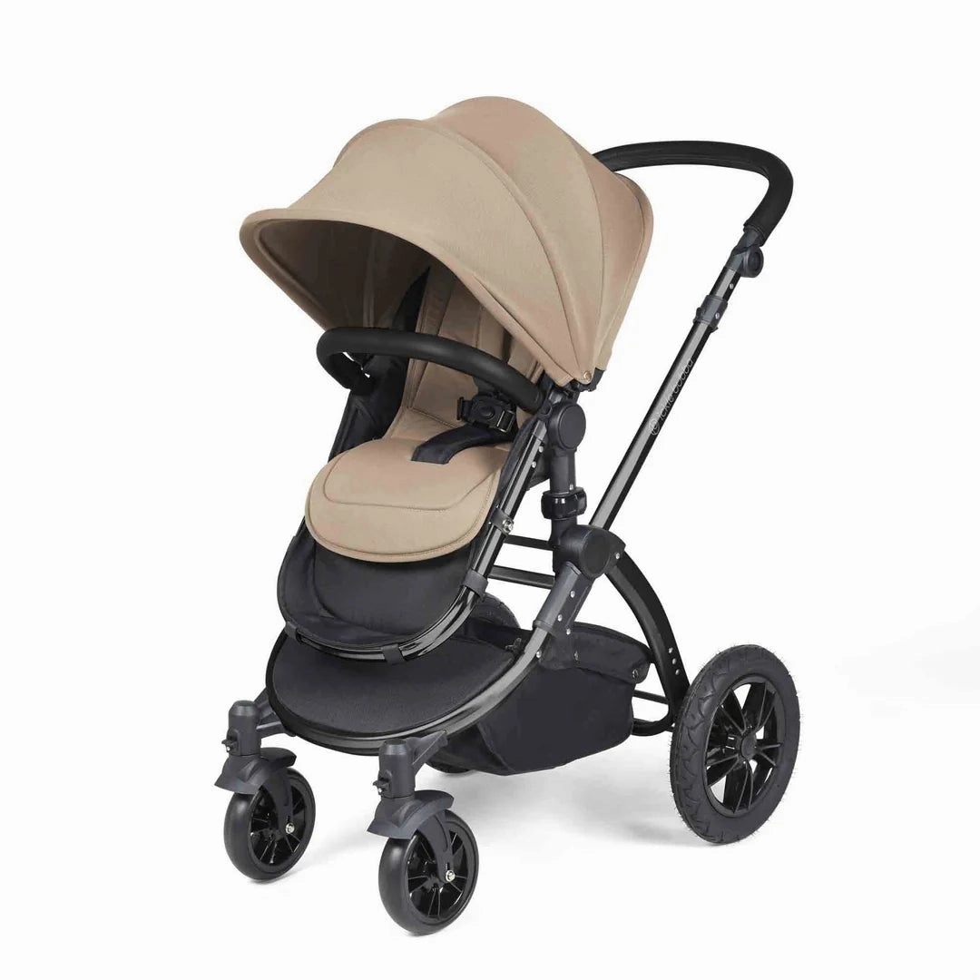Ickle Bubba Stomp Luxe 12 Piece Travel System with i-Size Cirrus Car Seat & ISOFIX Base  - Desert
