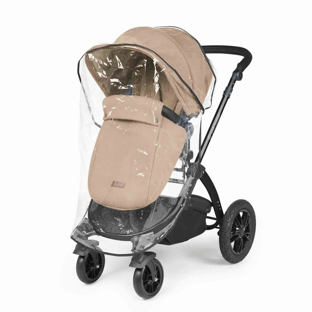 Ickle Bubba Stomp Luxe 12 Piece Travel System with i-Size Cirrus Car Seat & ISOFIX Base  - Desert