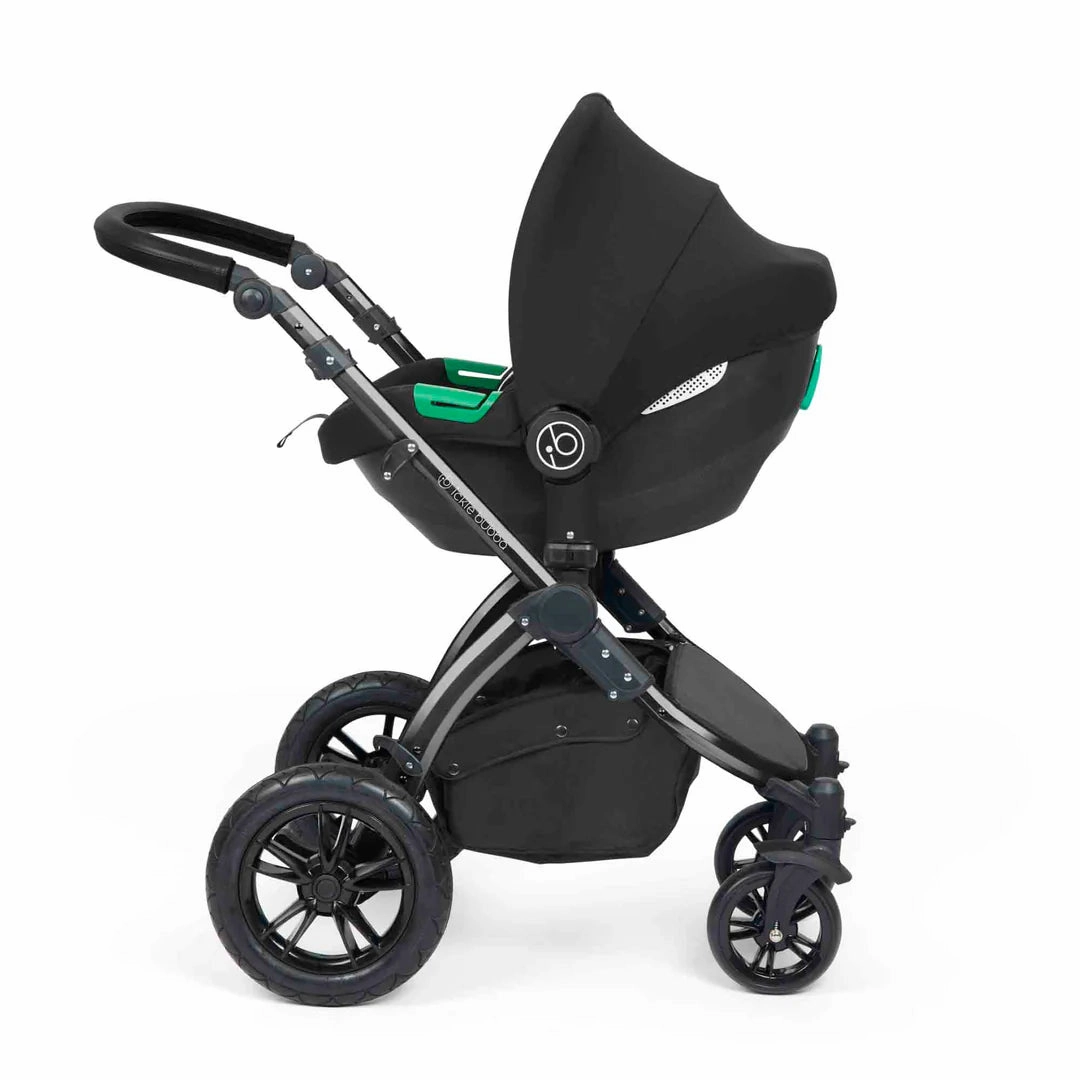 Ickle Bubba Stomp Luxe 12 Piece Travel System with i-Size Cirrus Car Seat & ISOFIX Base  - Desert