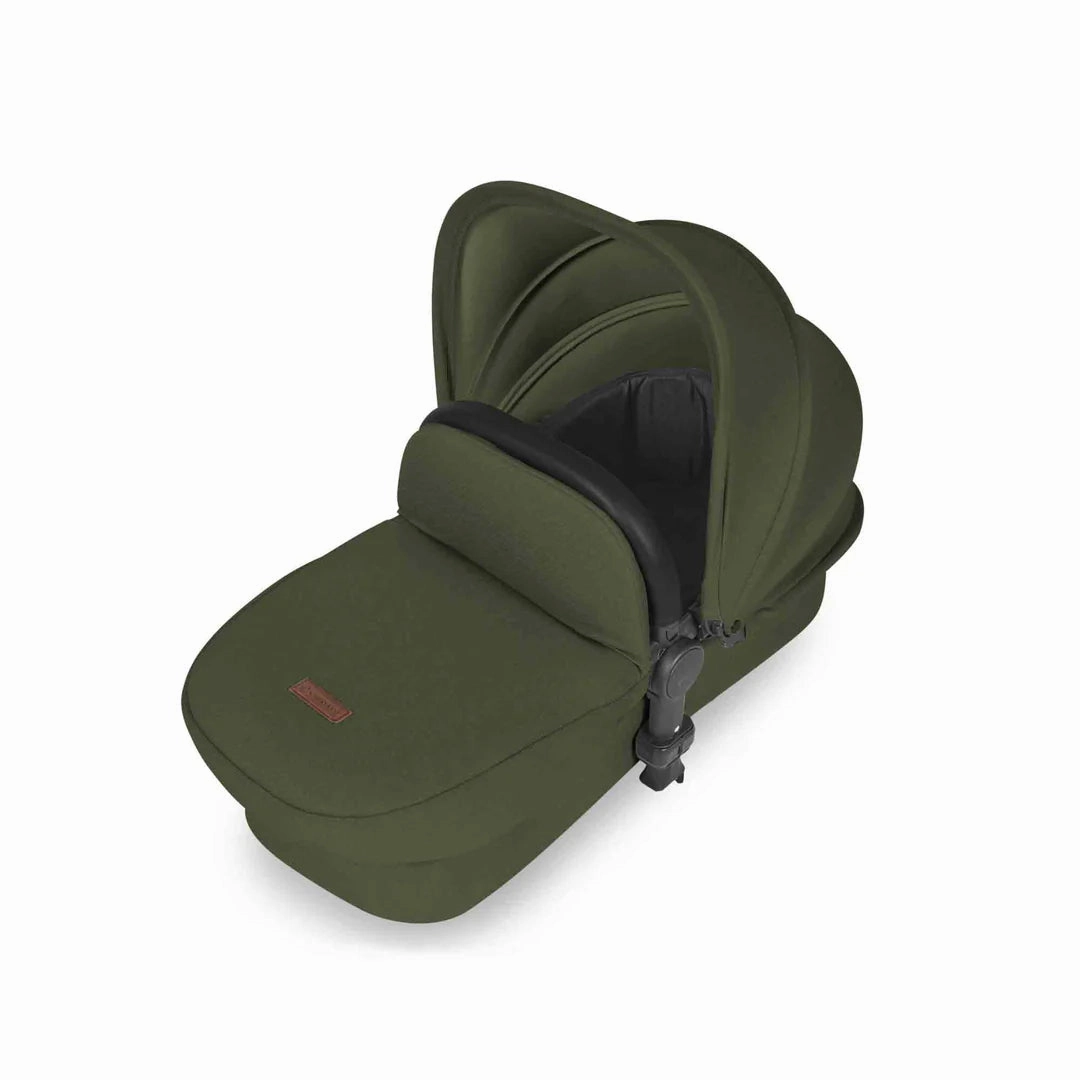 Ickle Bubba Stomp Luxe 12 Piece Travel System with i-Size Cirrus Car Seat & ISOFIX Base  - Woodland