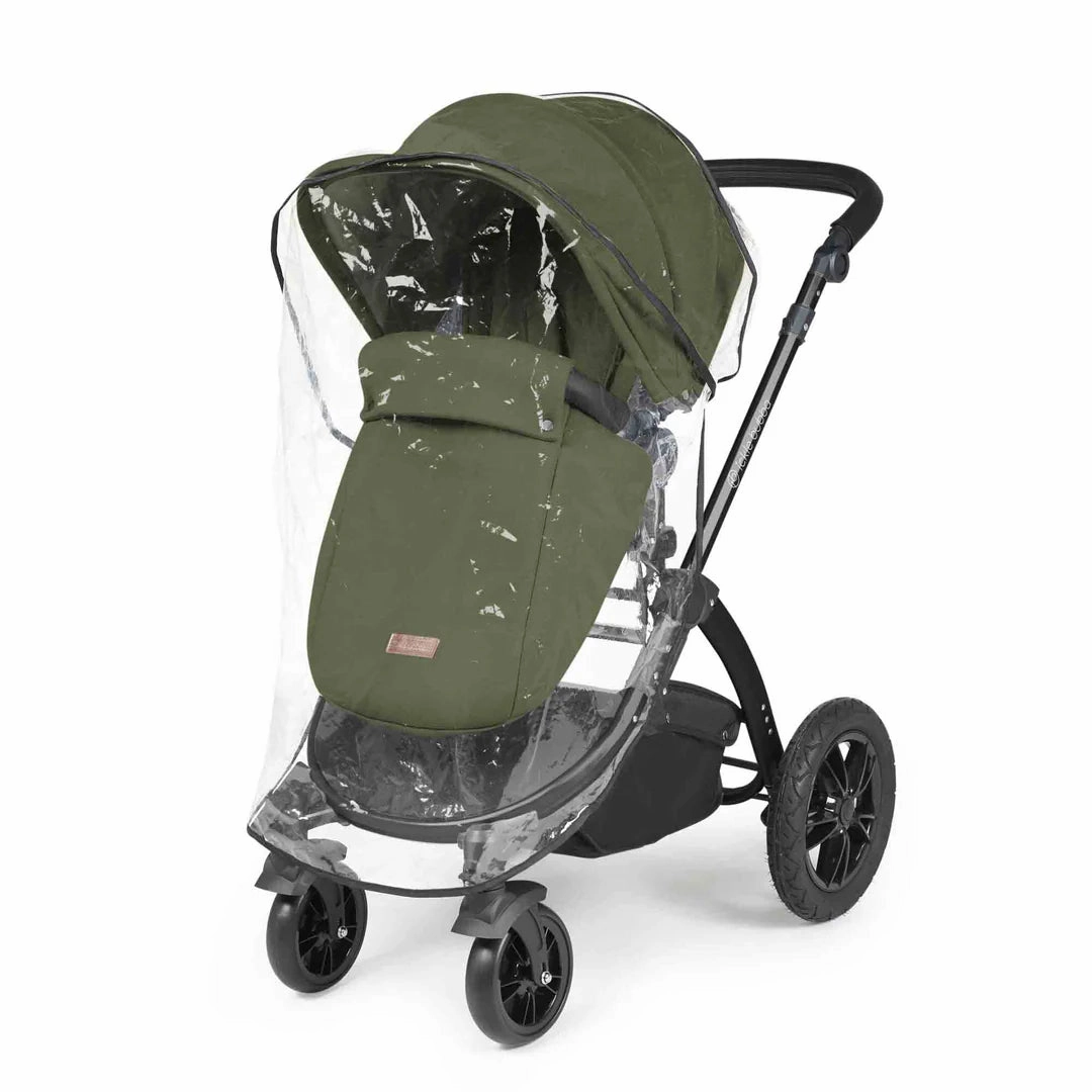 Ickle Bubba Stomp Luxe 12 Piece Travel System with i-Size Cirrus Car Seat & ISOFIX Base  - Woodland