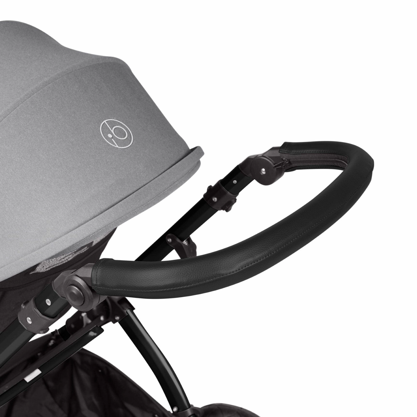 Ickle Bubba Stomp Luxe 2 in 1 Premium Pram - Black/Pearl Grey/Black