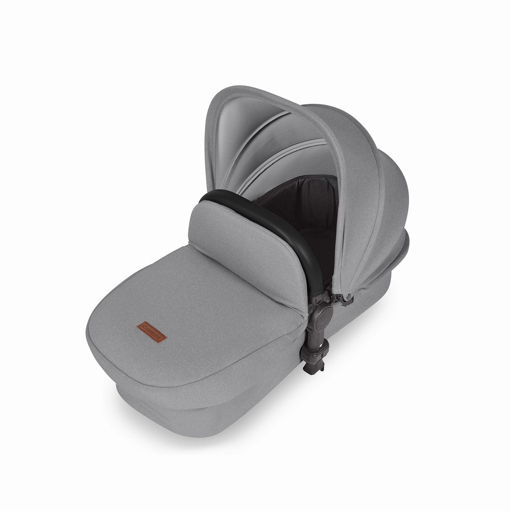 Ickle Bubba Stomp Luxe 2 in 1 Premium Pram - Black/Pearl Grey/Black