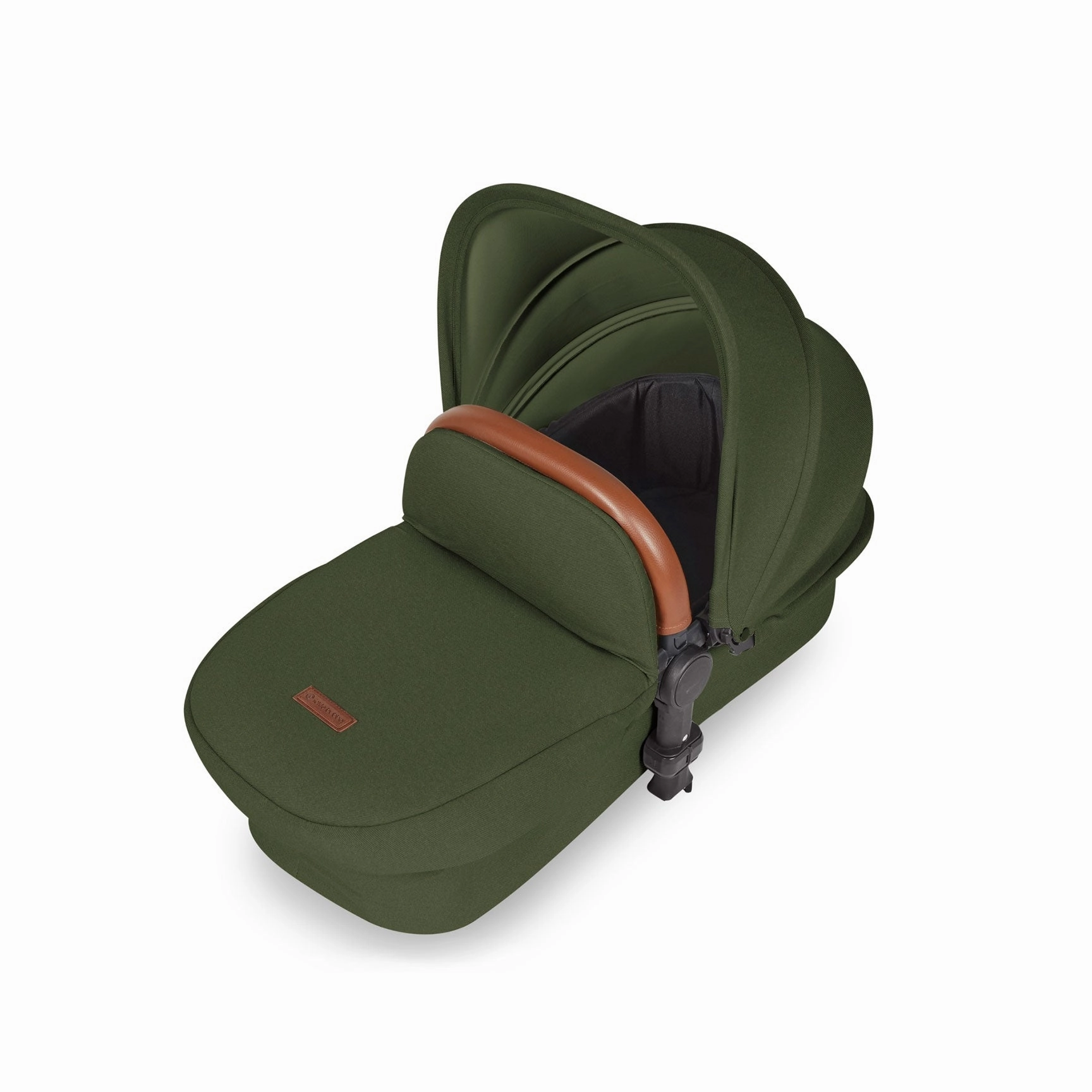 Ickle Bubba Stomp Luxe 2 in 1 Premium Pram - Black/Woodland/Tan