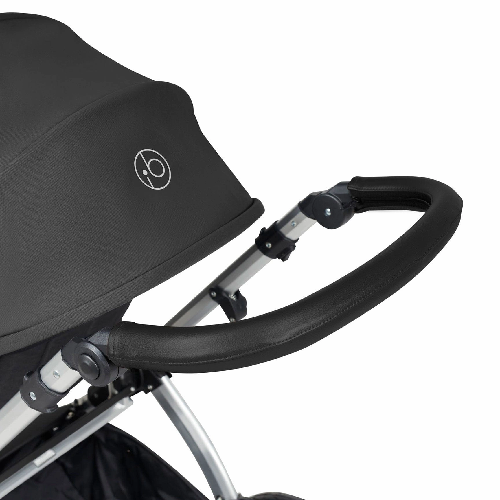 Ickle Bubba Stomp Luxe 2 in 1 Premium Pram - Silver/Charcoal Grey/Black
