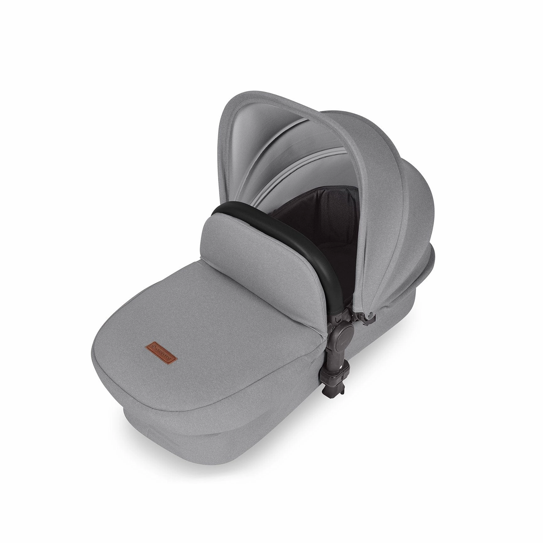Ickle Bubba Stomp Luxe 2 in 1 Premium Pram - Silver/Pearl Grey/Black