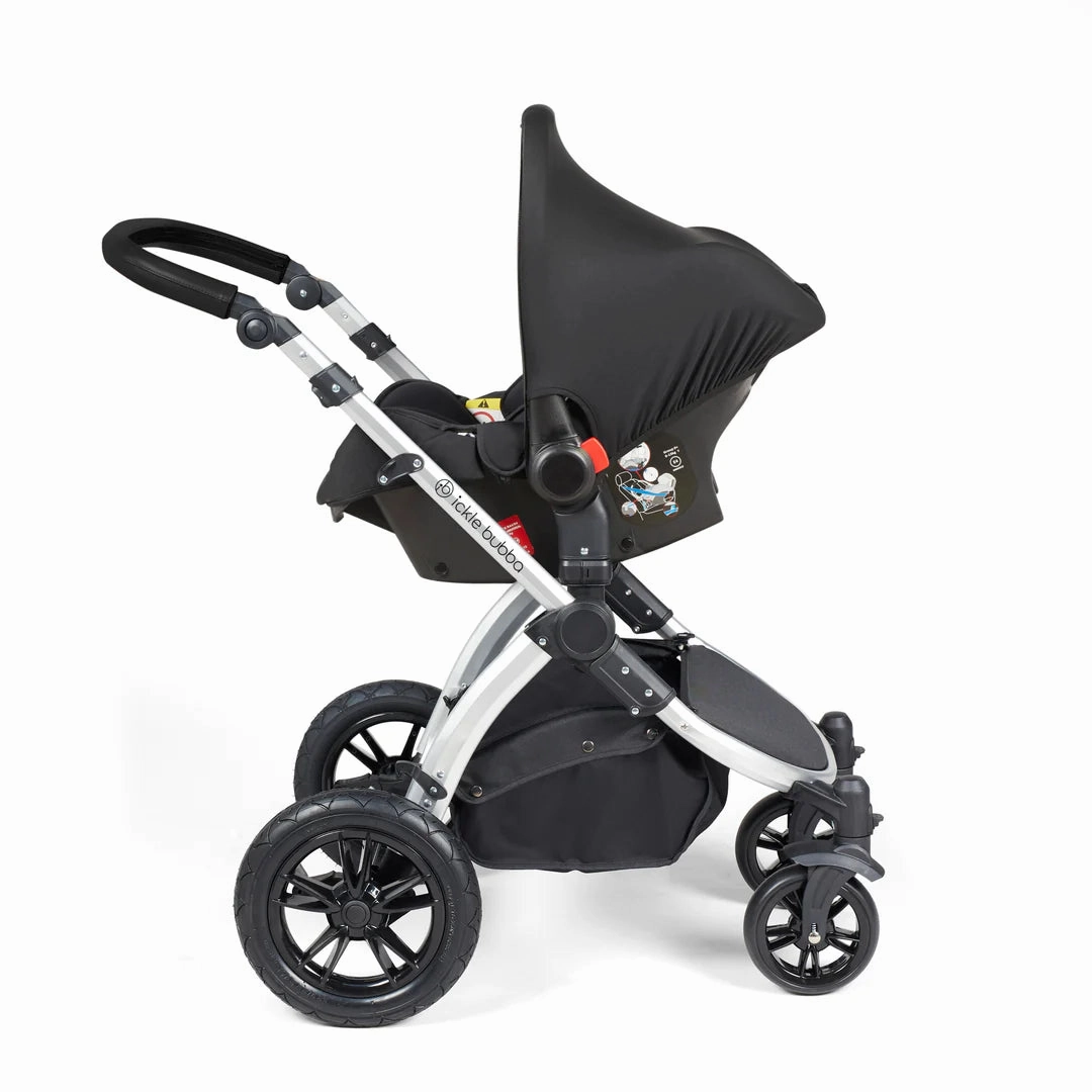 Ickle Bubba Stomp Luxe 9 Piece Pram - Black