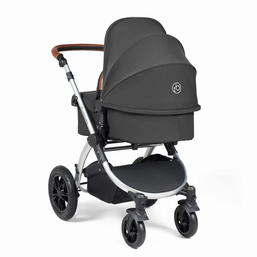 Ickle Bubba Stomp Luxe 9 Piece Pram - Charcoal