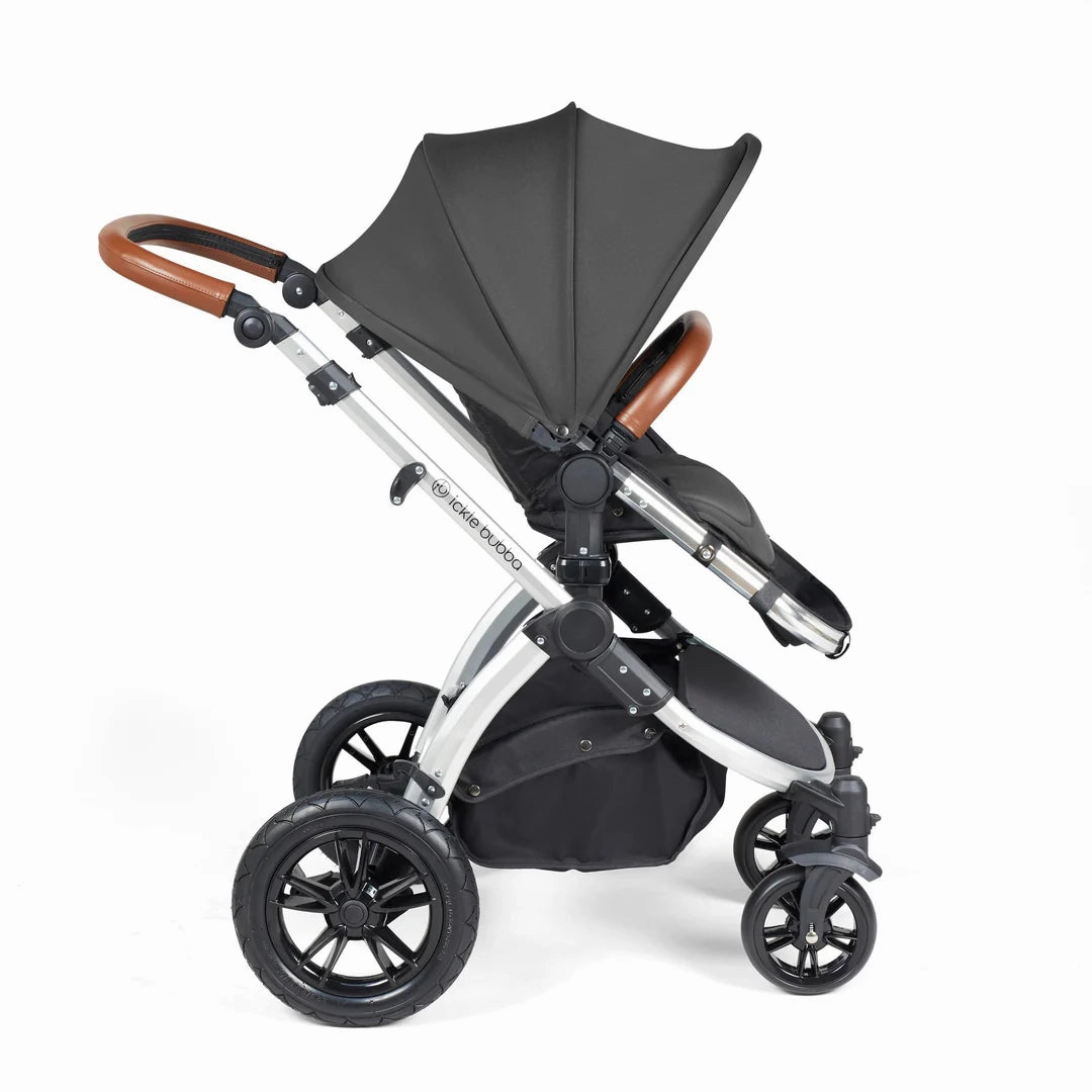 Ickle Bubba Stomp Luxe 9 Piece Pram - Charcoal