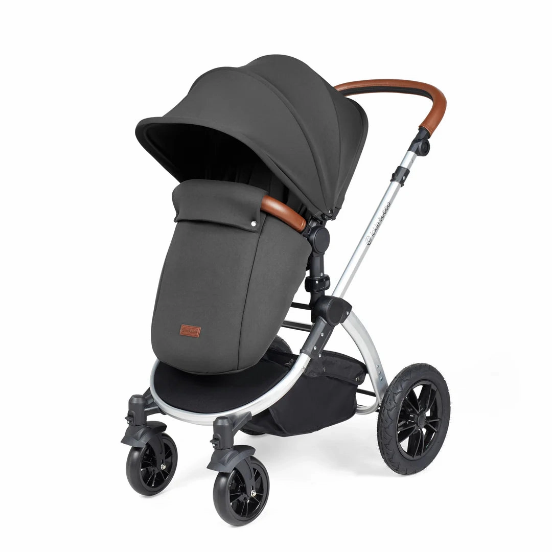 Ickle Bubba Stomp Luxe 9 Piece Pram - Charcoal