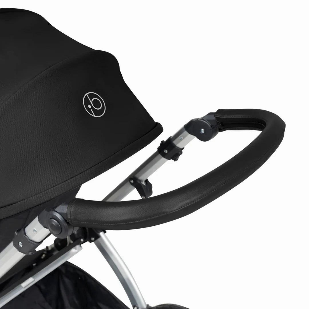 Ickle Bubba Stomp Luxe All in One i-Size Travel System with ISOFIX Base - Black