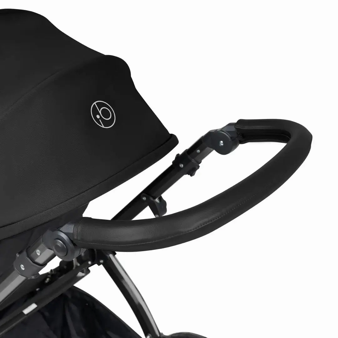 Ickle Bubba Stomp Luxe Travel System & Home 14 Piece Bundle Black Chassis - Black