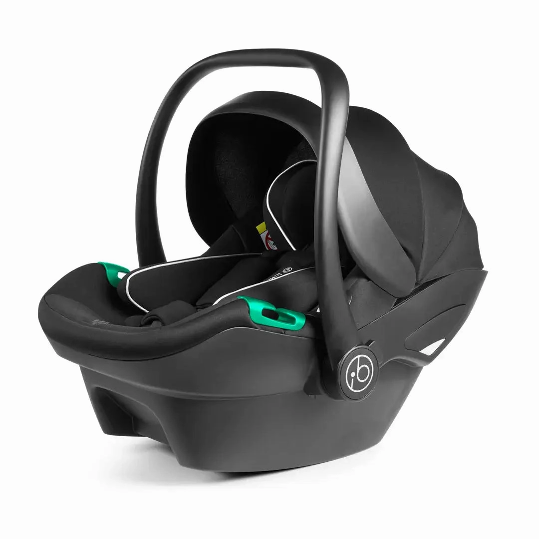 Ickle Bubba Stomp Luxe Travel System & Home 14 Piece Bundle Black Chassis - Black