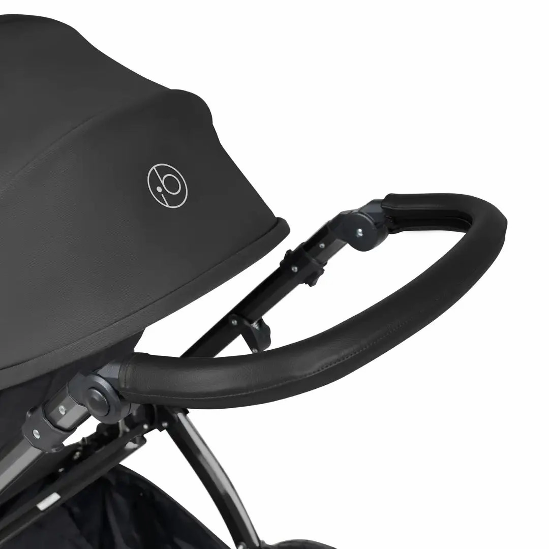 Ickle Bubba Stomp Luxe Travel System & Home 14 Piece Bundle Black Chassis - Charcoal Grey