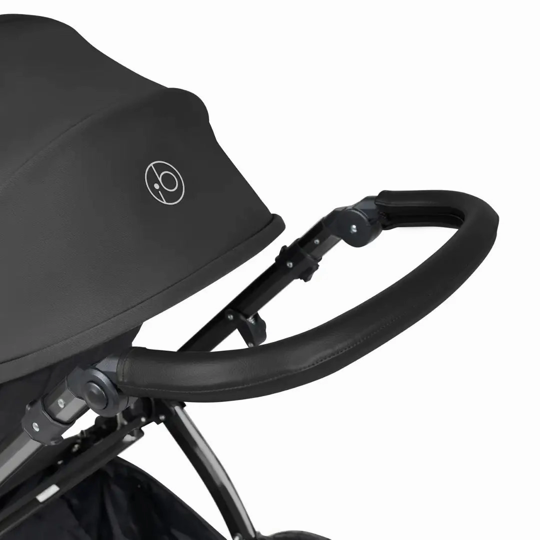 Ickle Bubba Stomp Luxe Travel System & Home 14 Piece Bundle Black Chassis - Charcoal Grey