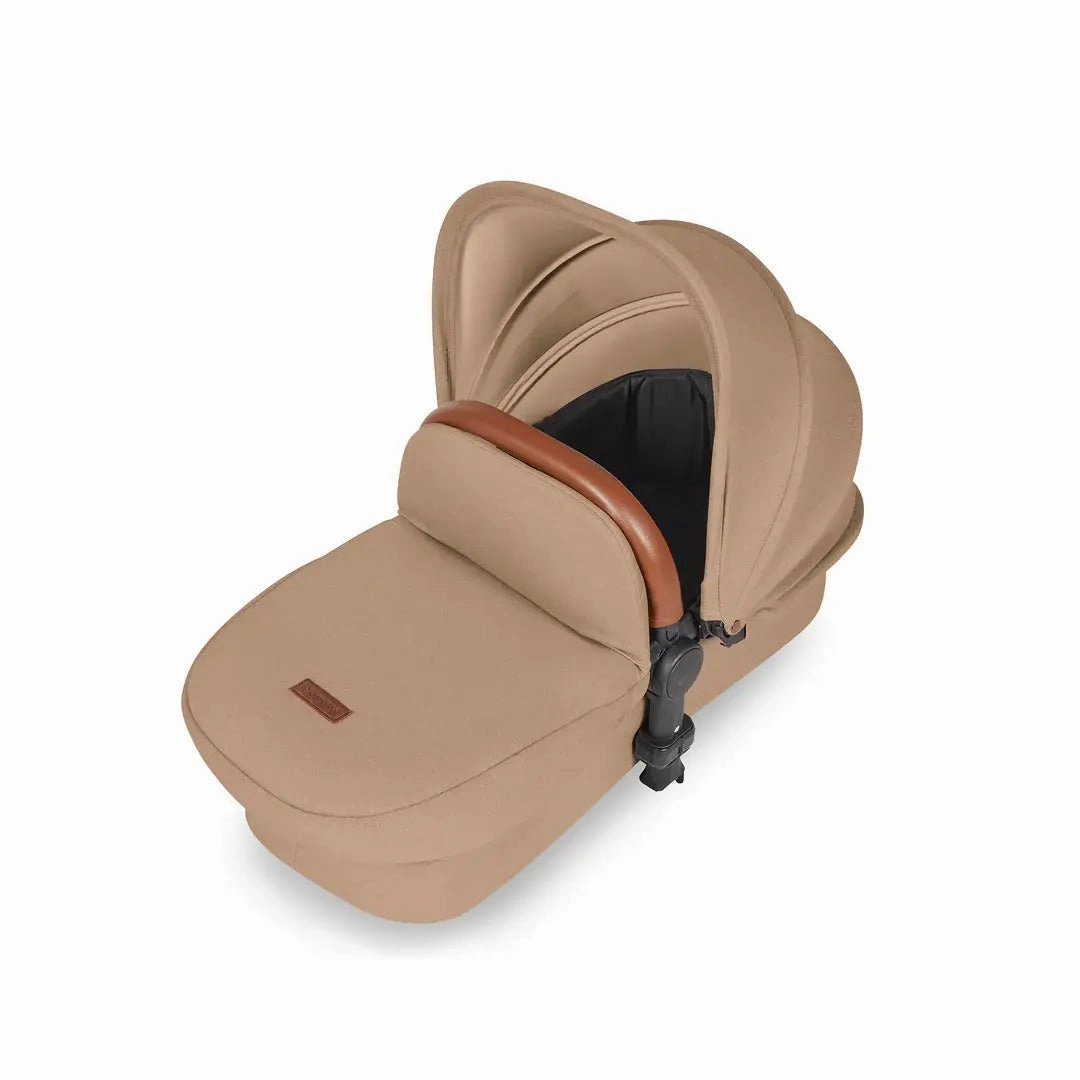 Ickle Bubba Stomp Luxe Travel System & Home 14 Piece Bundle Black Chassis - Desert