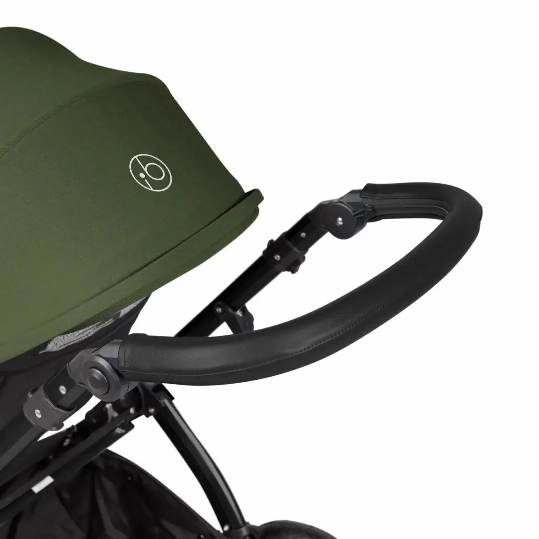 Ickle Bubba Stomp Luxe Travel System & Home 14 Piece Bundle Black Chassis - Woodland