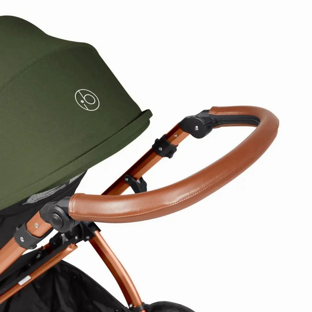 Ickle Bubba Stomp Luxe Travel System & Home 14 Piece Bundle Bronze Chassis - Woodland