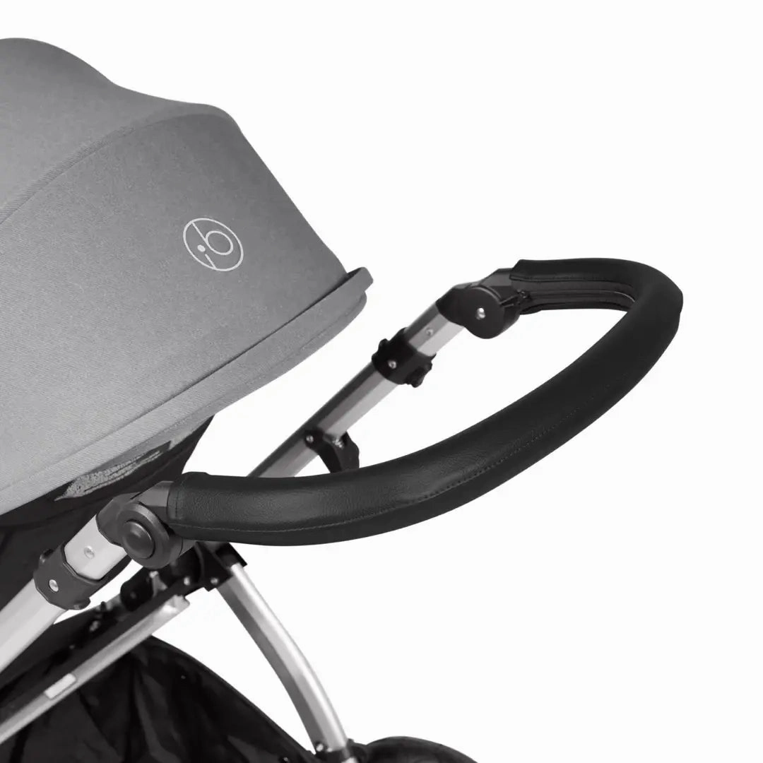 Ickle Bubba Stomp Luxe Travel System & Home 14 Piece Bundle Silver Chassis - Pearl Grey