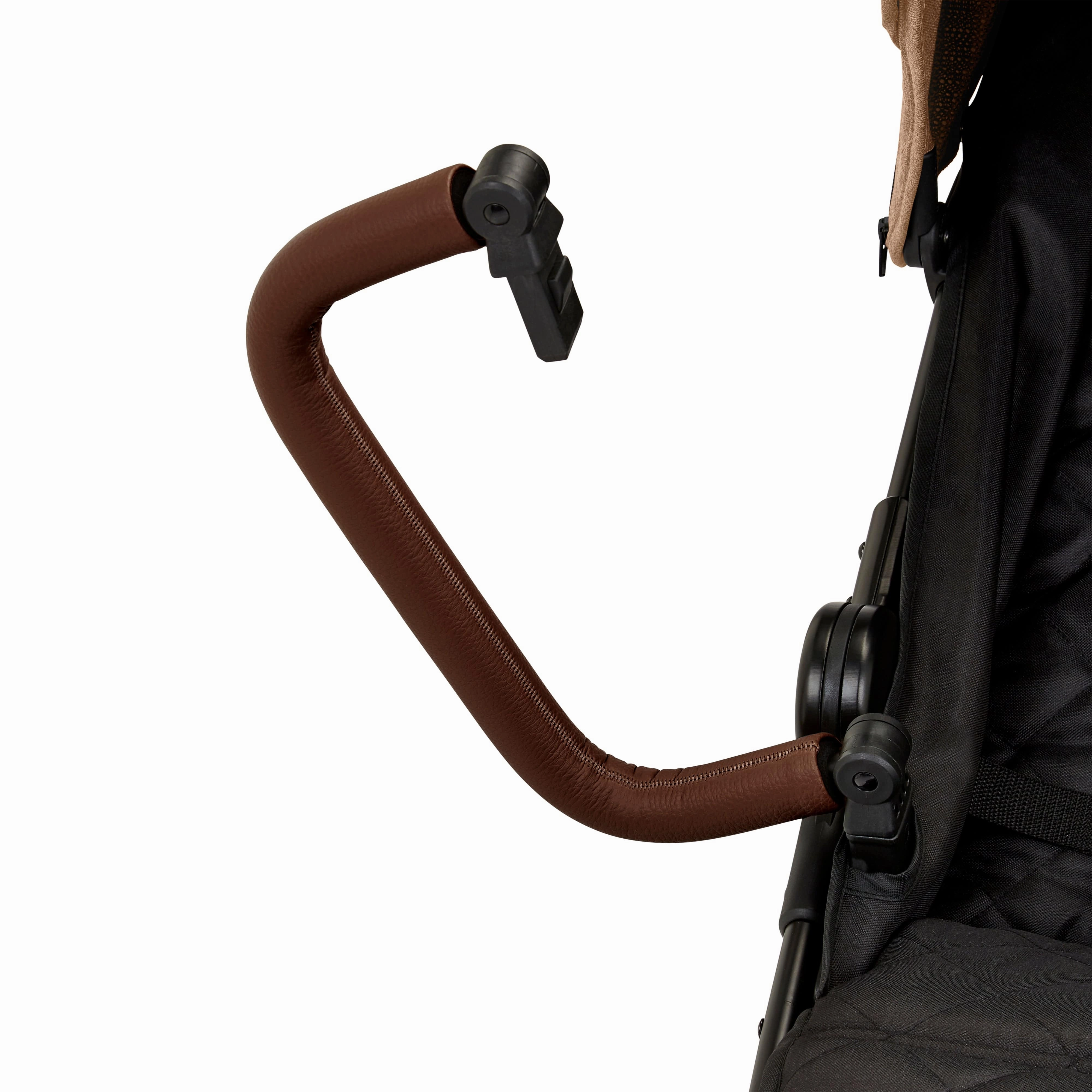Ickle Bubba Venus Double Stroller - Black / Biscuit / Tan
