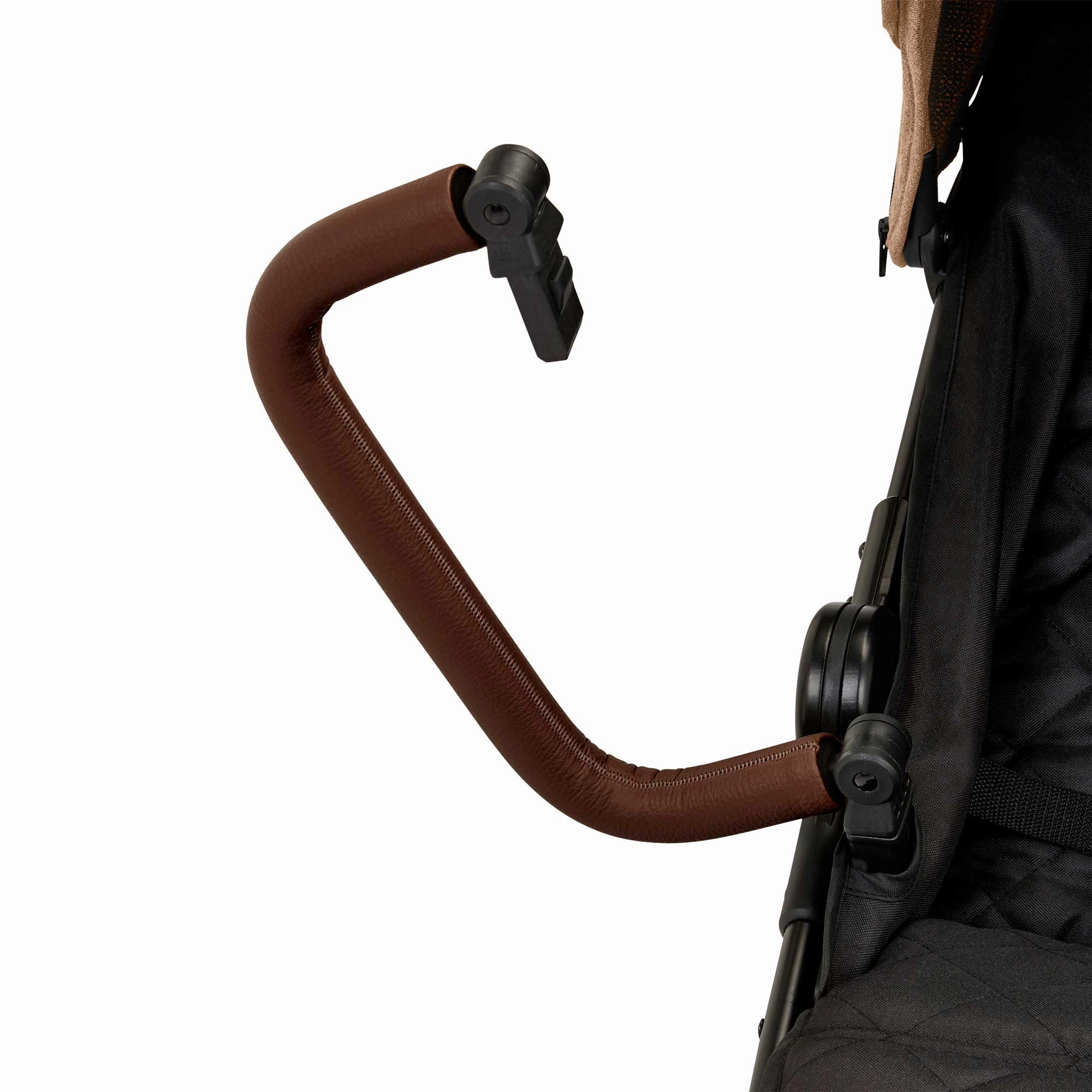 Ickle Bubba Venus Double Stroller - Black/Biscuit/Tan