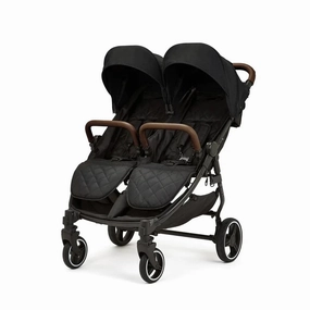 Ickle Bubba Venus Double Stroller - Black