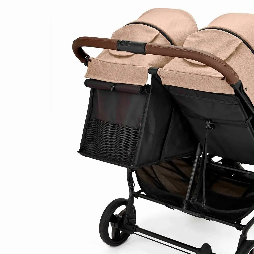 Ickle Bubba Venus Max Double Stroller - Biscuit