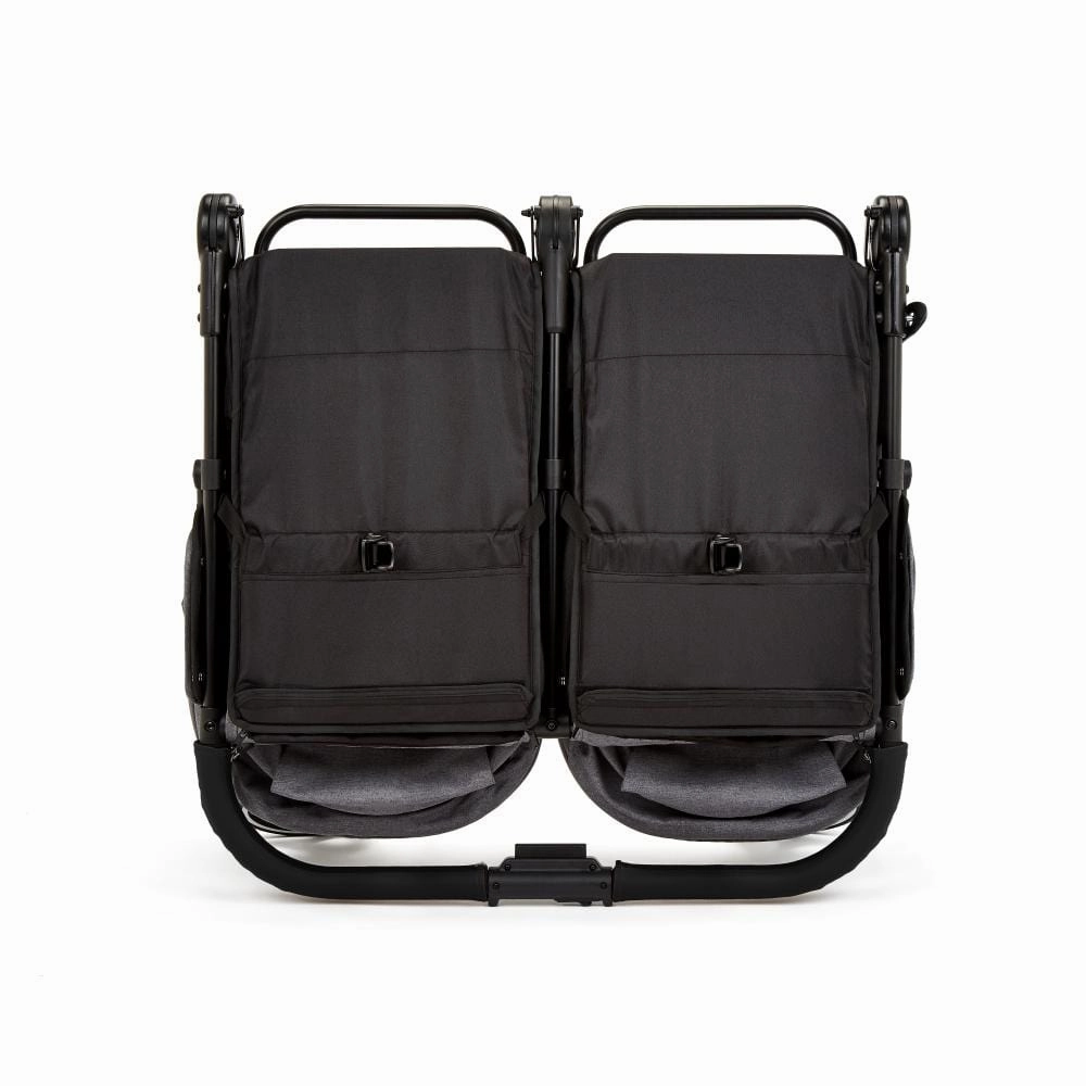 Ickle Bubba Venus Max Double Stroller Black / Space Grey / Black