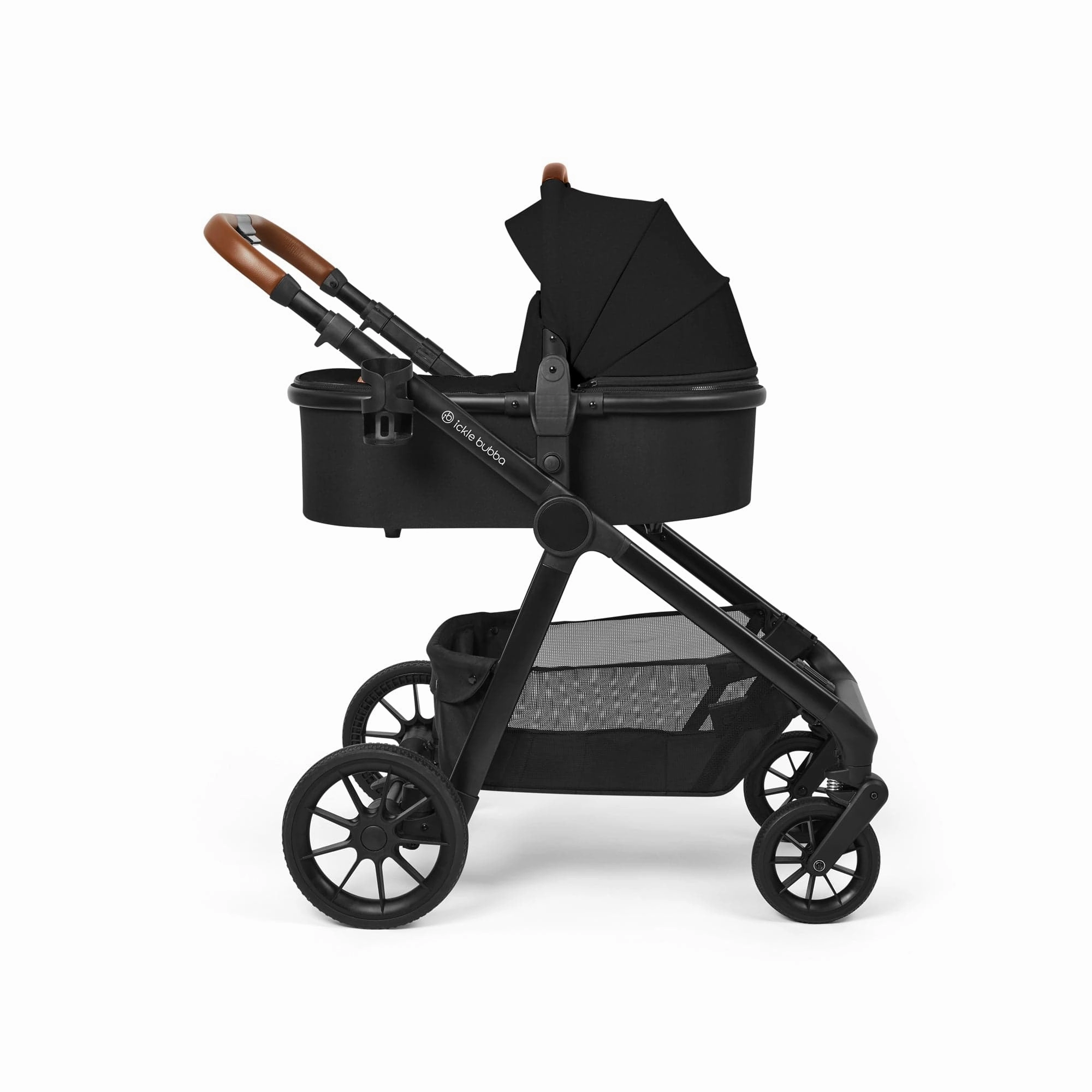 Ickle Bubba Virgo Travel System (Cirrus) - Black / Black / Tan