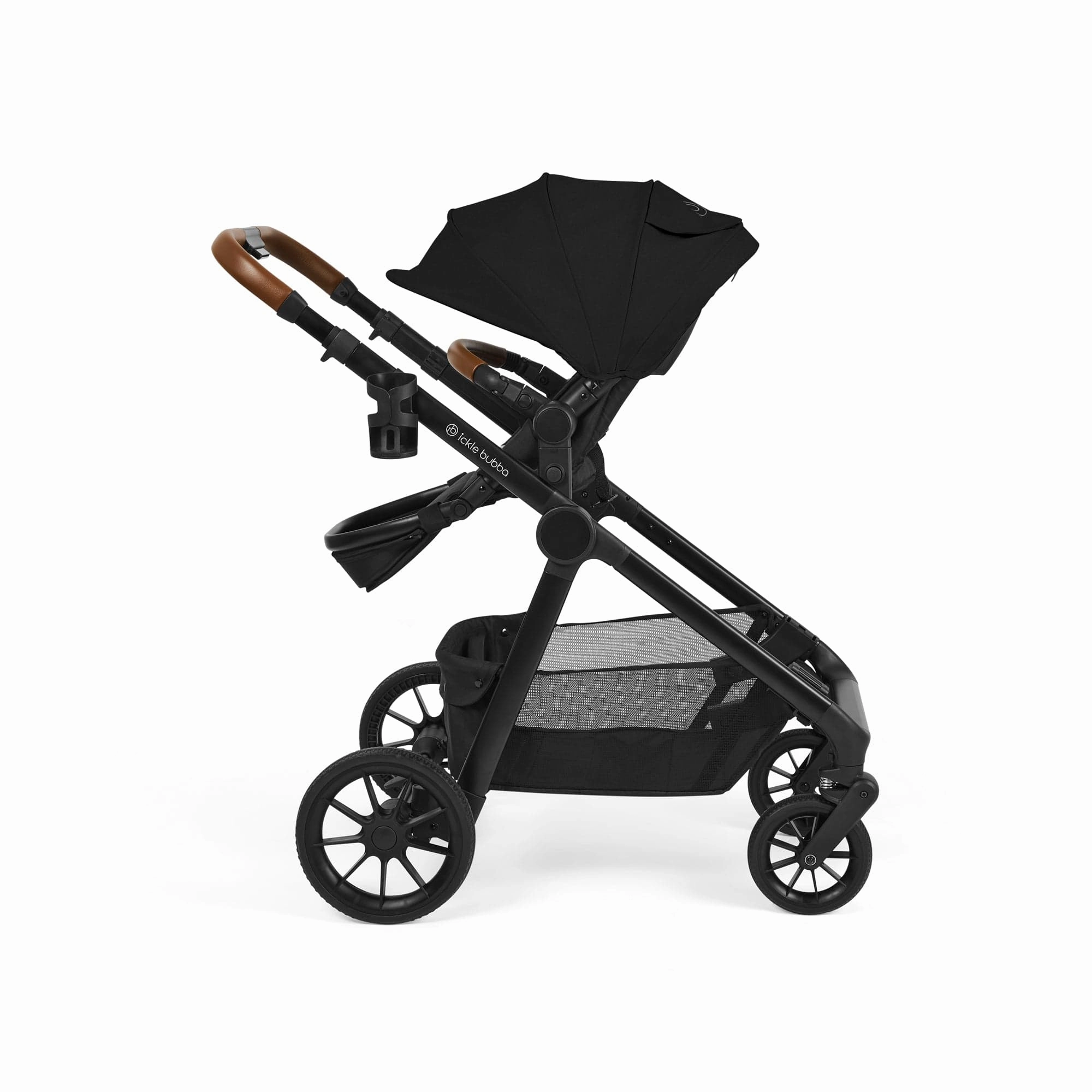 Ickle Bubba Virgo Travel System (Cirrus) - Black / Black / Tan