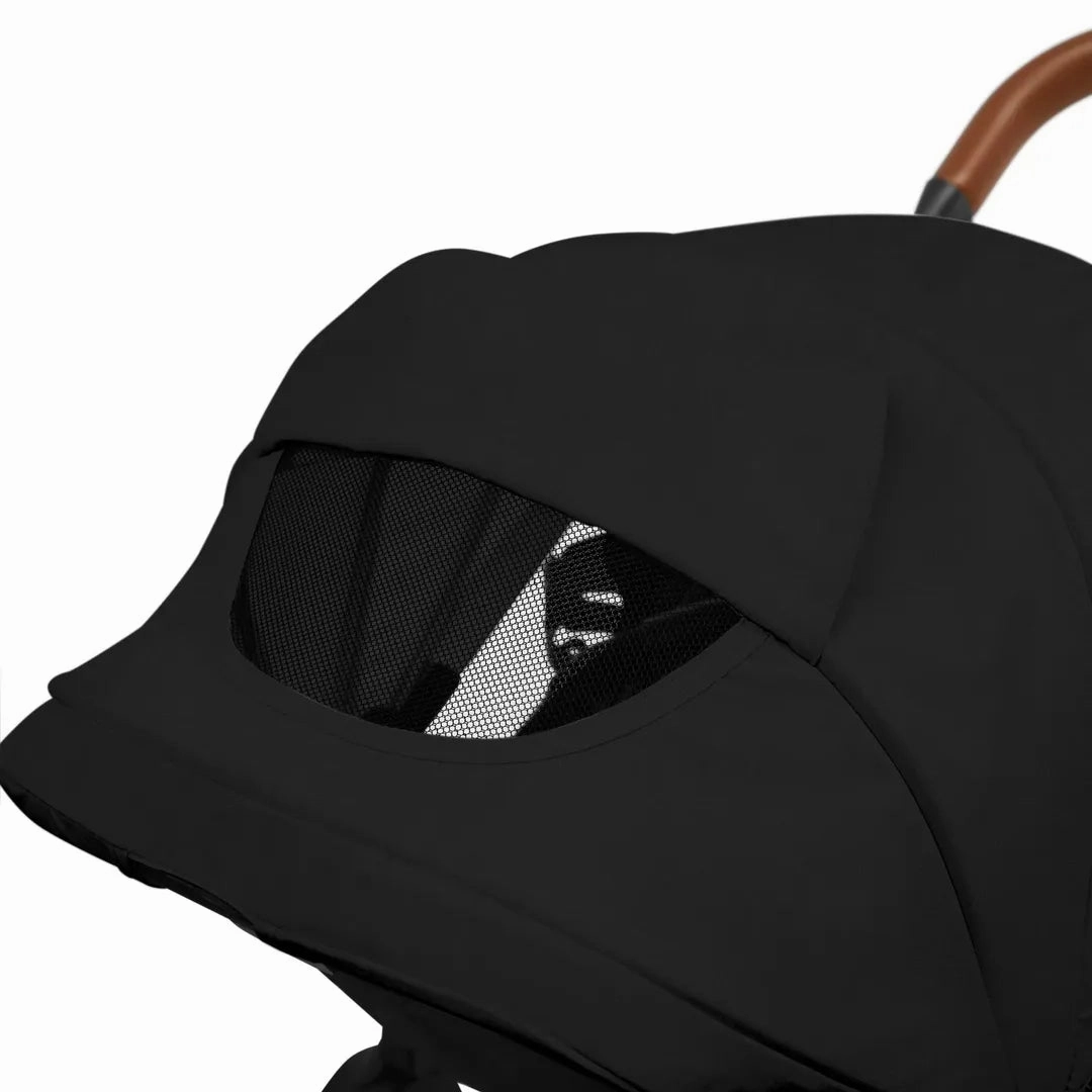 Ickle Bubba Virgo Twin 18 Piece Travel System with i-Size Cirrus Car Seats & ISOFIX Bases - Black