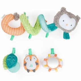 Ingenuity Nally and Friends Spiral Baby Activity Toy Bar