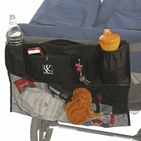 J.L. Childress Double Cargo Cargo Organizer for Double Strollers