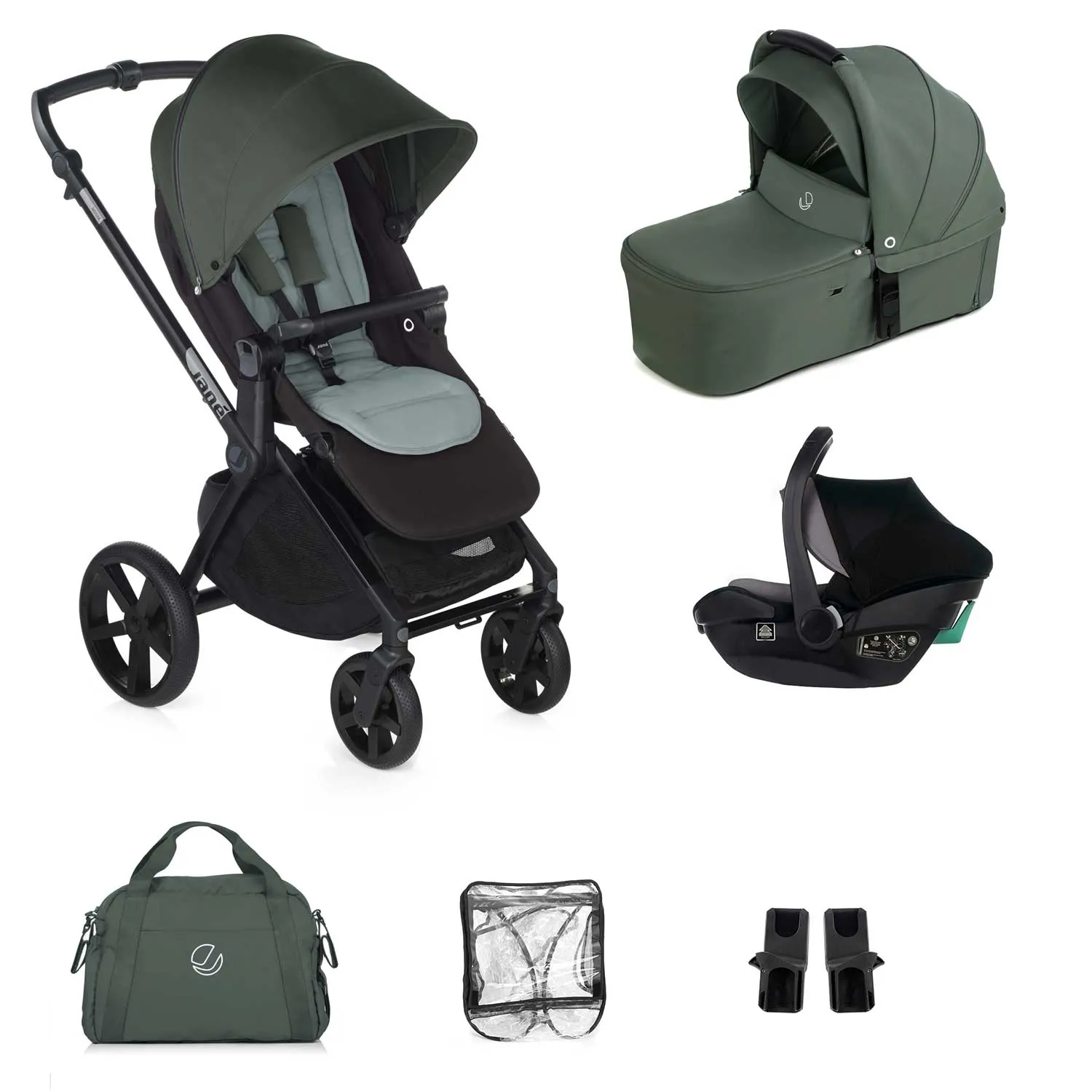 Jane Muum-4   Sweet   Travel Carrier Car Seat, Botanic