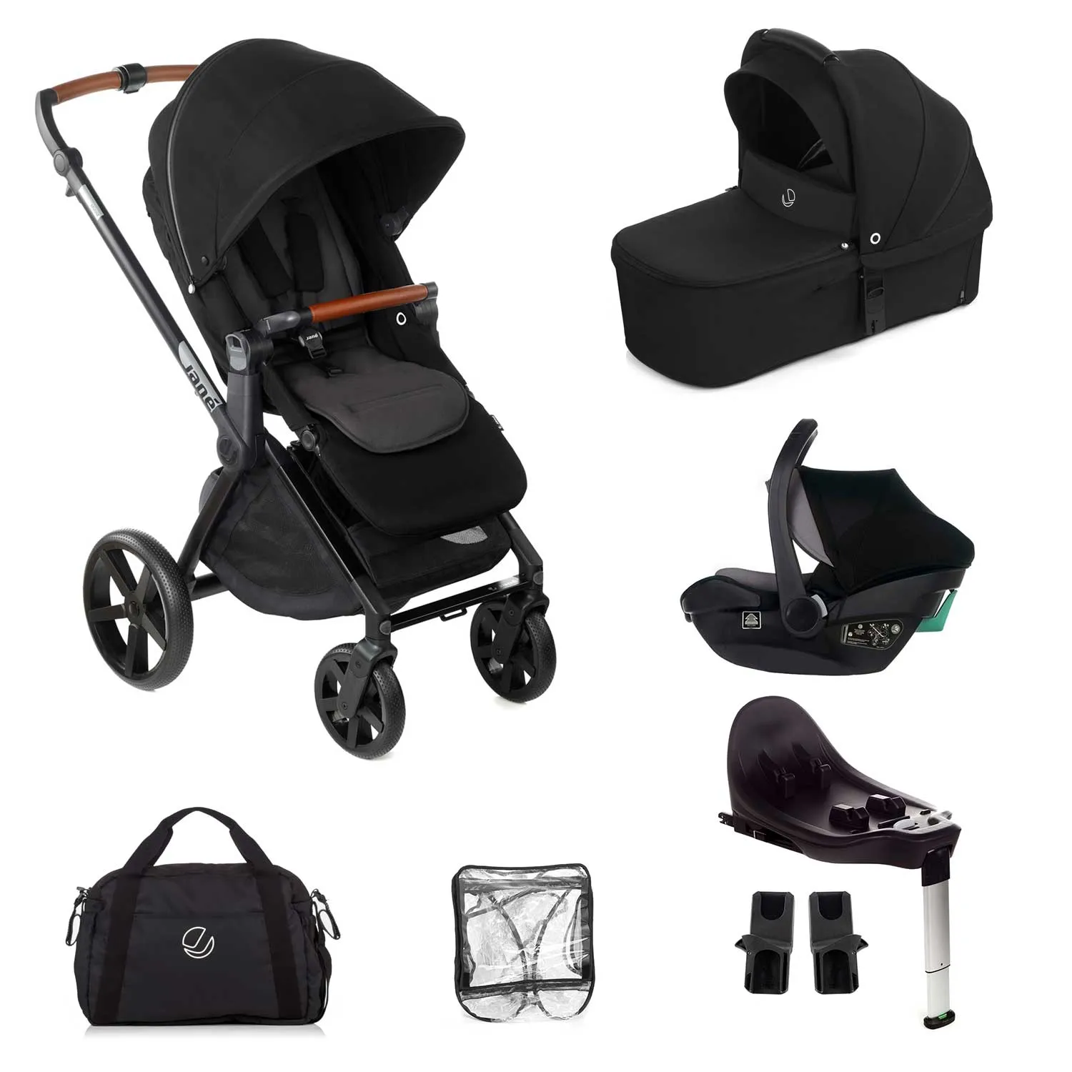 Jane Muum-4   Sweet   Travel Carrier Car Seat, Cold Black