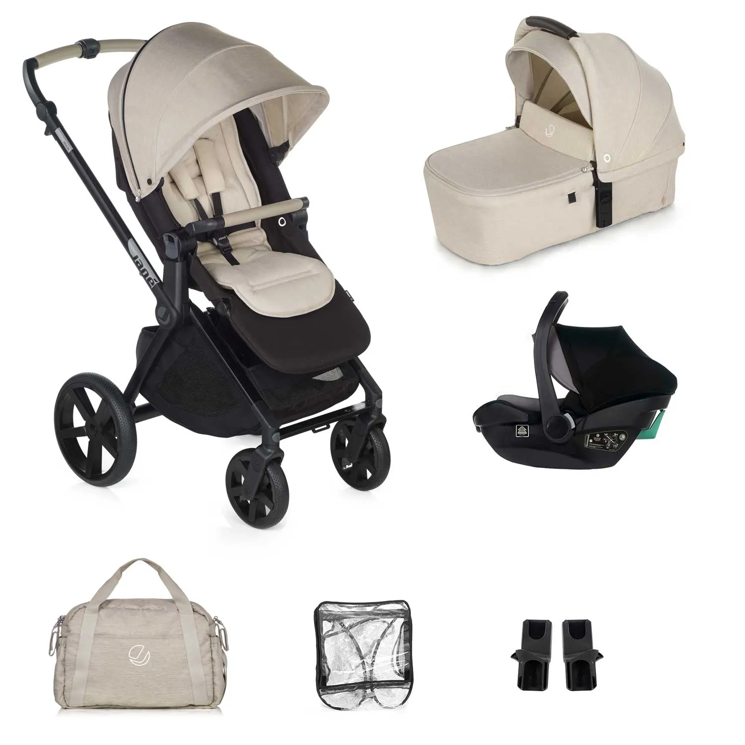 Jane Muum-4   Sweet   Travel Carrier Car Seat, Desert