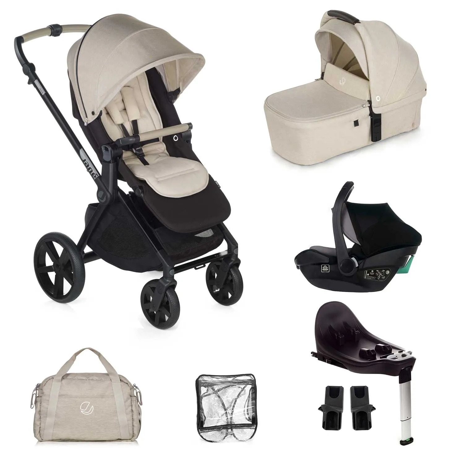 Jane Muum-4   Sweet   Travel Carrier Car Seat, Desert