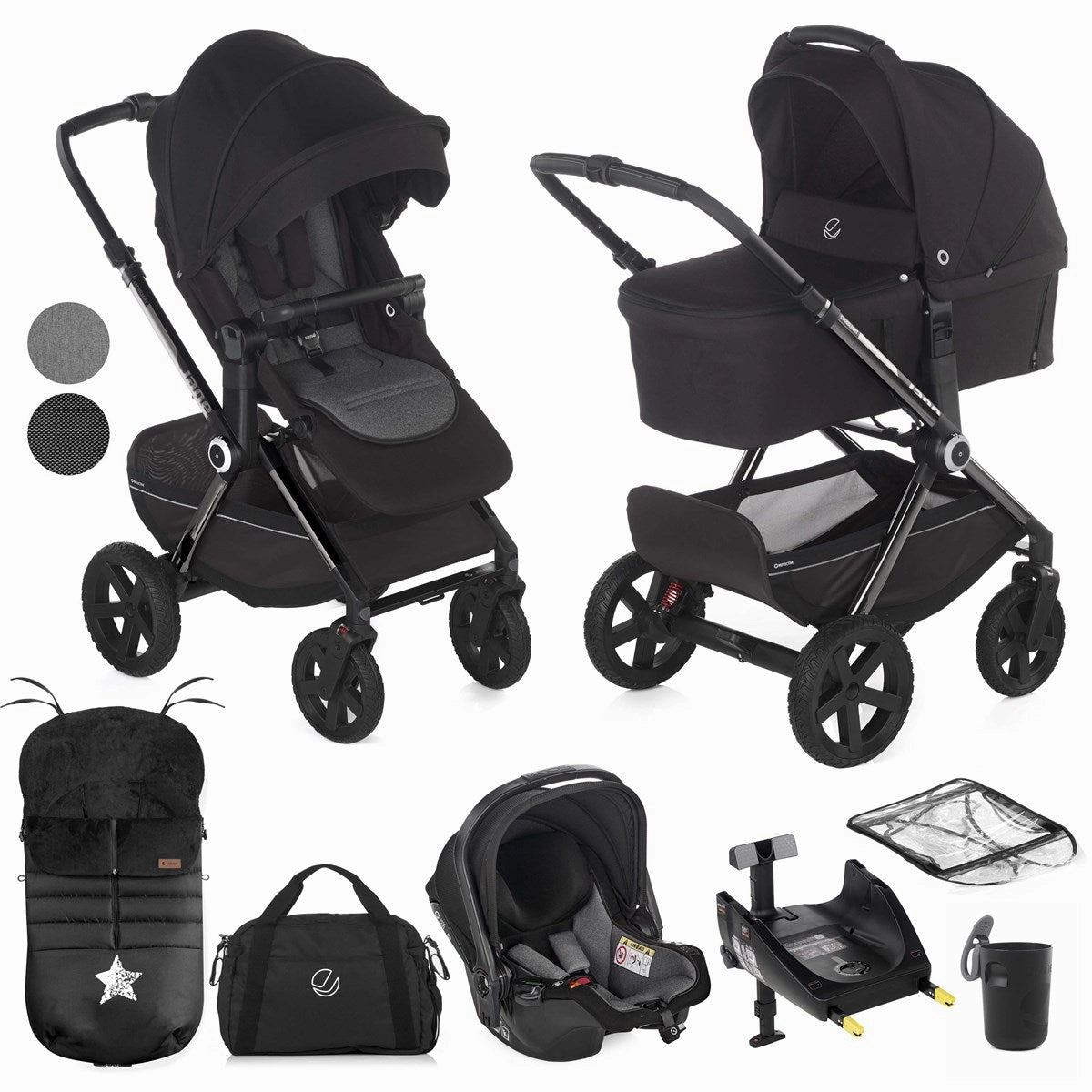 Jane Crosslight-3   Sweet   Koos iSize, 10 Piece Travel System Bundle
