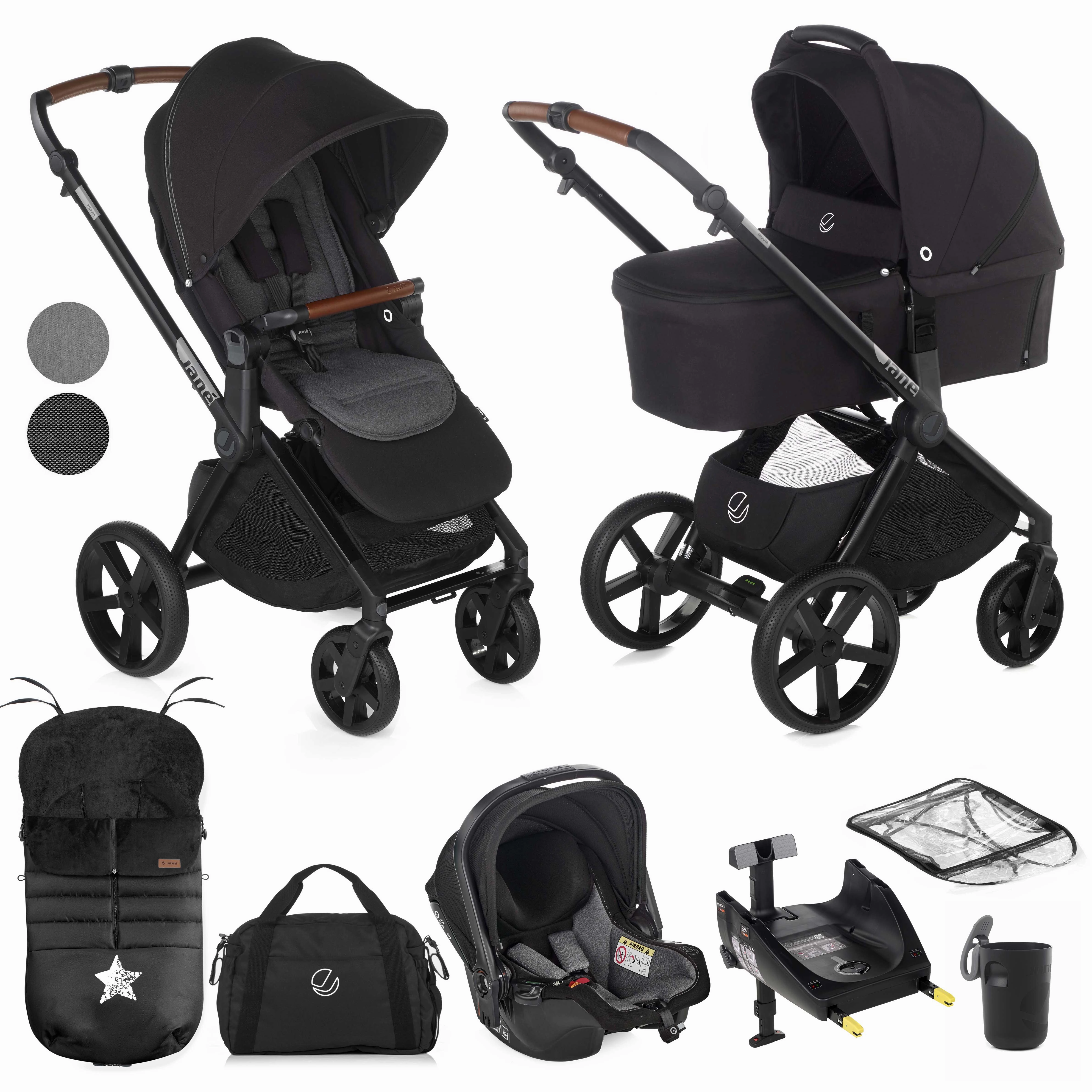 Jane Muum-4   Sweet   Koos iSize, 10 Piece Travel System Bundle