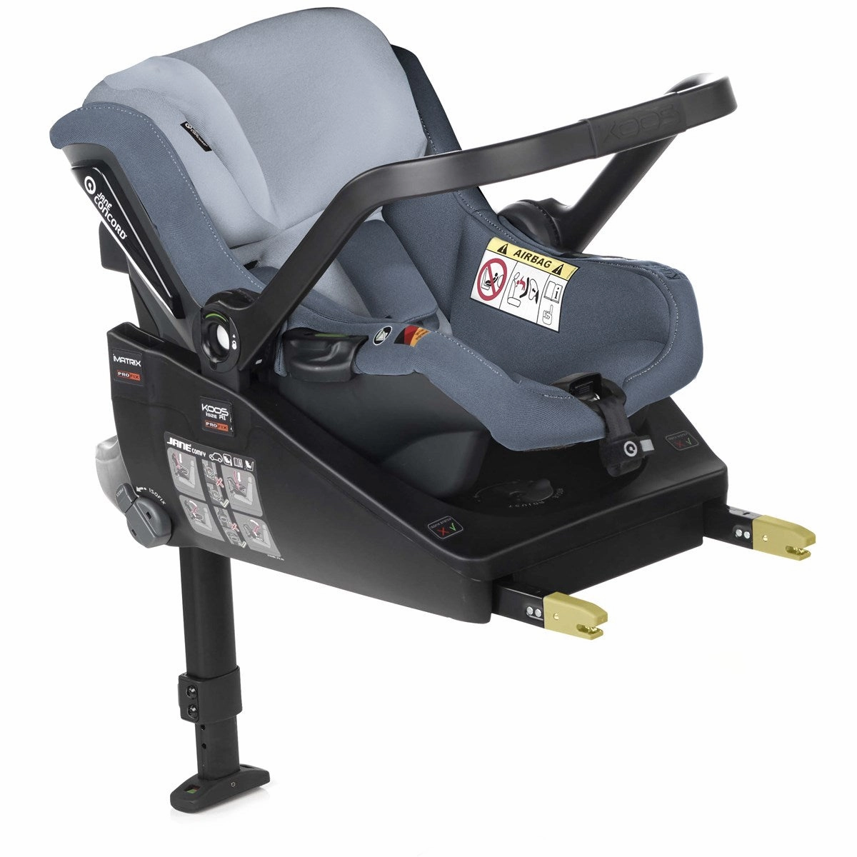 Jane Muum-4   Sweet   Koos iSize, 10 Piece Travel System Bundle