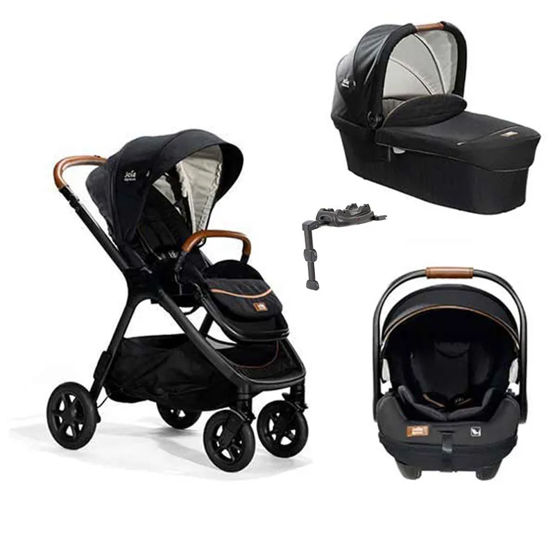 Joie Finiti Flex 2in1 Signature Pram with joie i-level  pro recline car seat & Encore Base