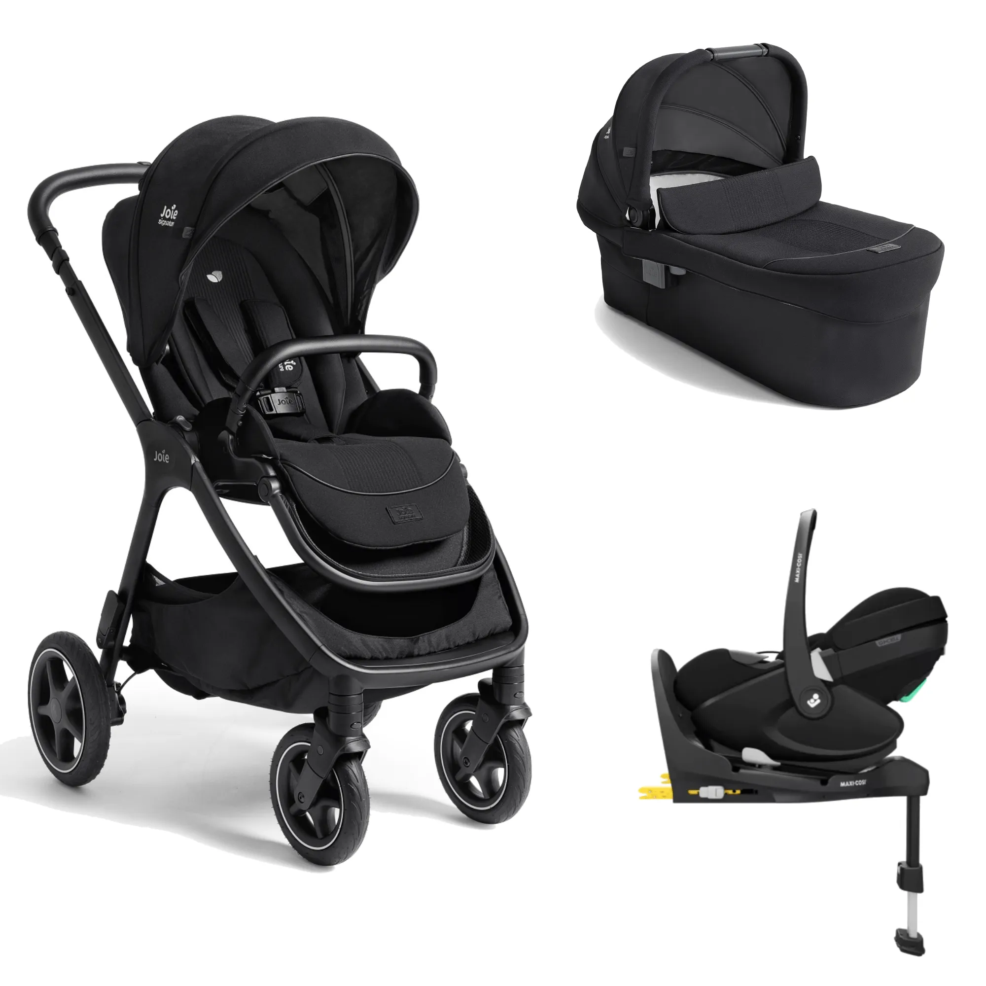 Joie Finiti Flex (Pebble 360 PRO2) Travel System - Eclipse
