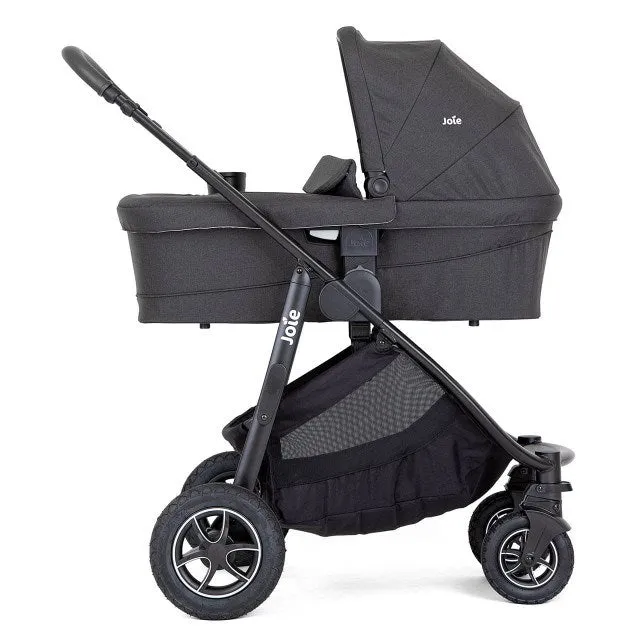 Joie Versatrax On The Go Travel System With Rotating Car Seat Bundle, Shale