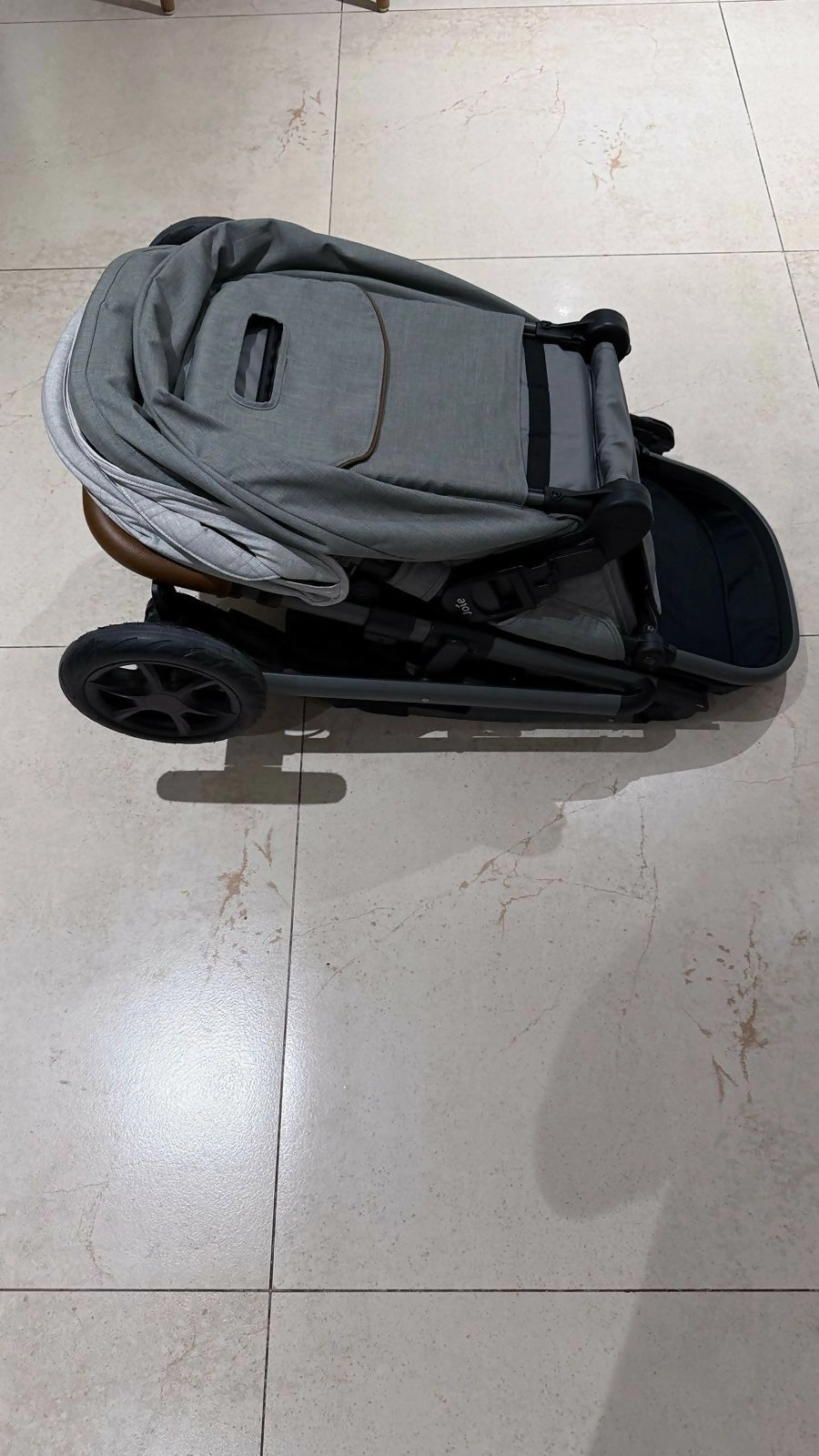 JOIE Aeria Baby Stroller/Pram  Reversible & Height-Adjustable Seat Pram