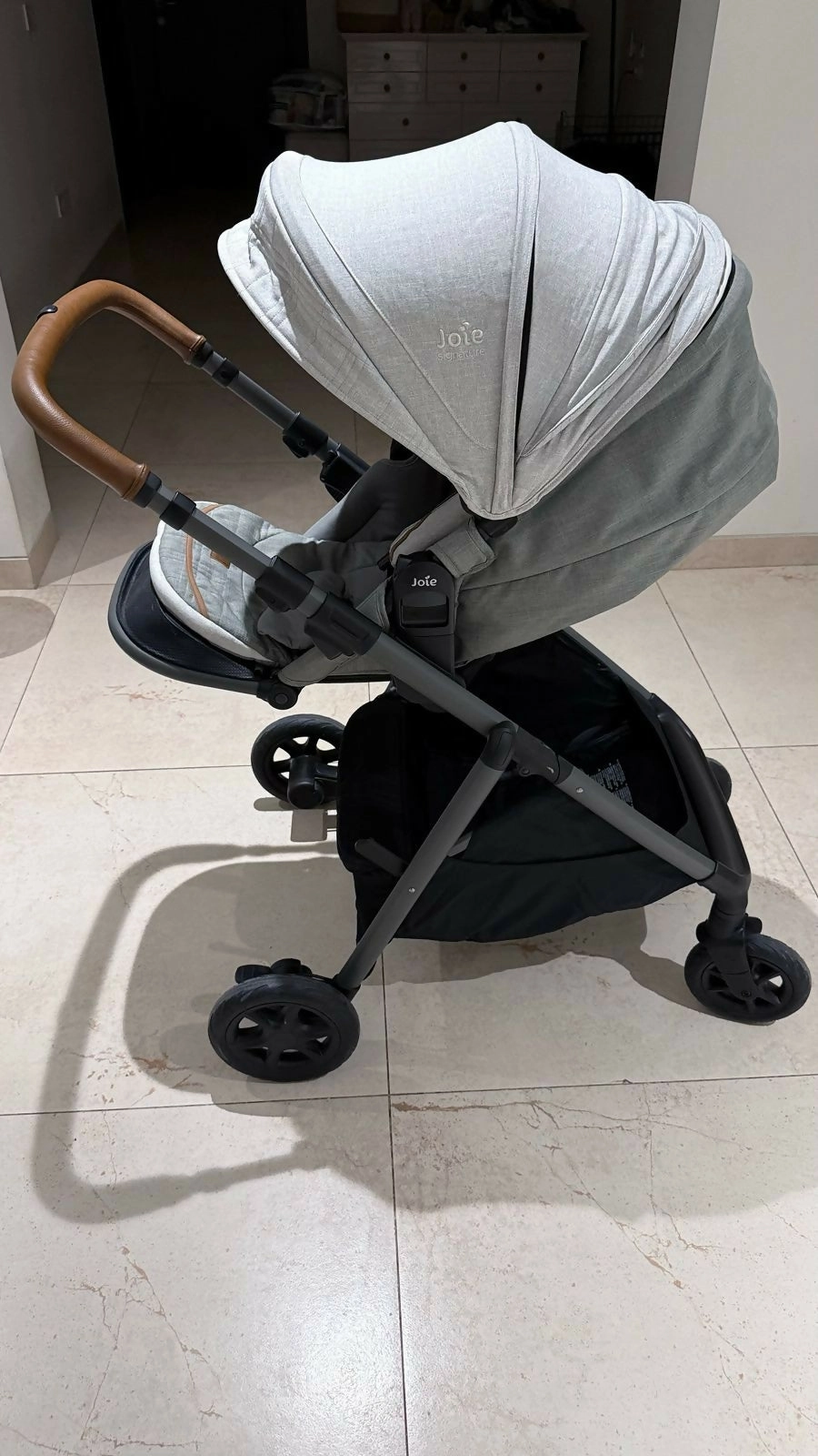 JOIE Aeria Baby Stroller/Pram  Reversible & Height-Adjustable Seat Pram