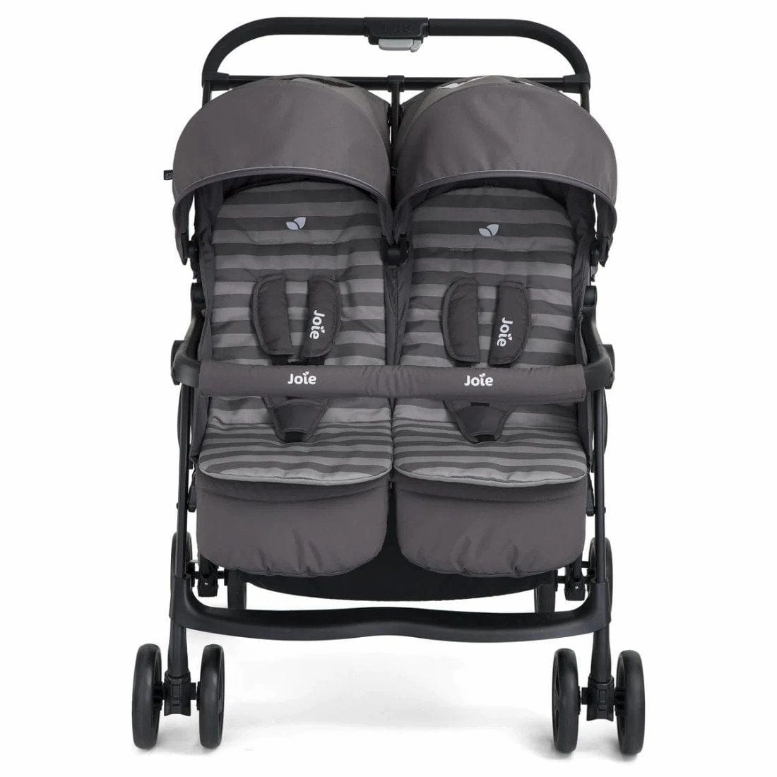 Joie Aire Twin Stroller (inc footmuff & raincover) - Dark Pewter