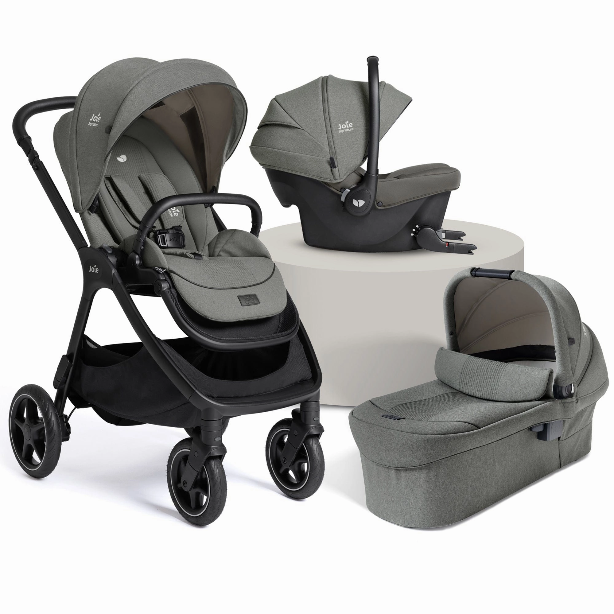 Joie Finiti Flex Click & Go Bundle - Evergreen
